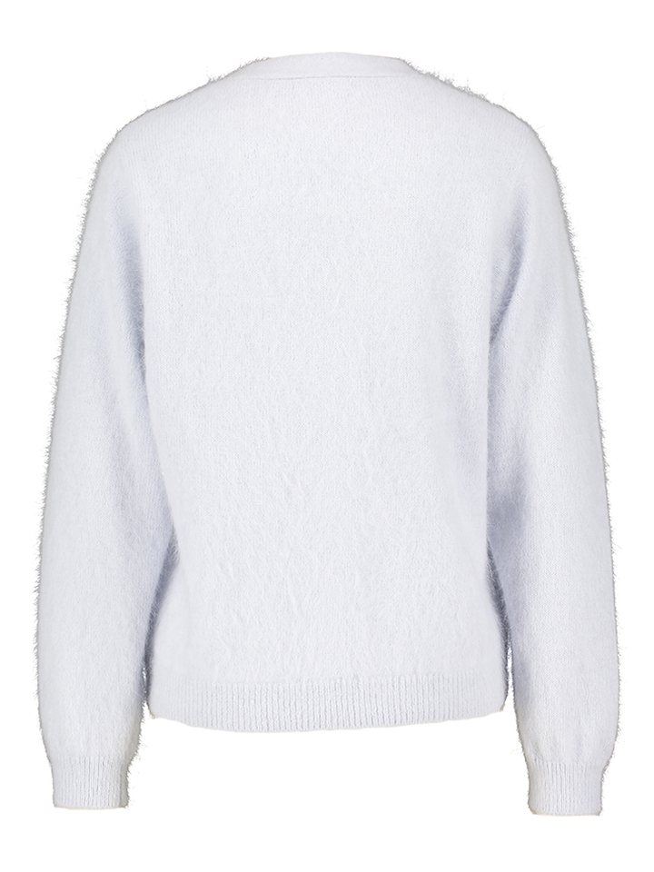 Blauwe cardigan met knopen Orphee Blue Bay