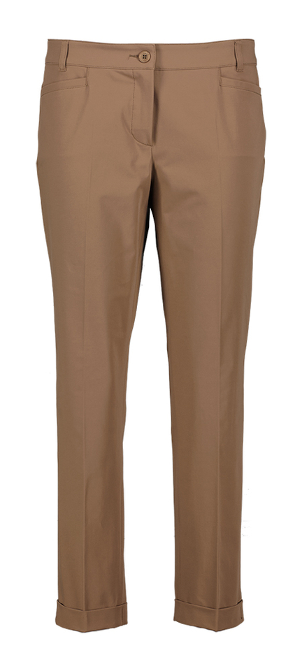 Bruine broek met stretch Raffaello Rossi