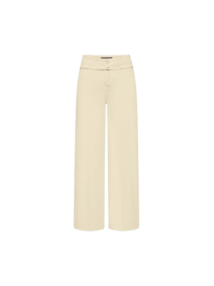 Gele wijde broek Raffaello Rossi