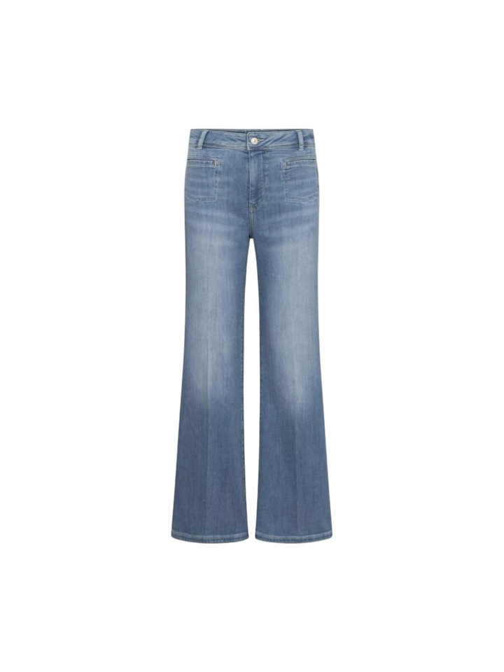 Blauwe flared jeans Raffaello Rossi 