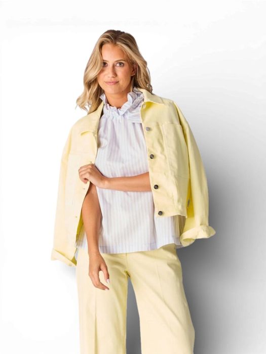 Gele korte jas Ziggy Jacket Lalotti