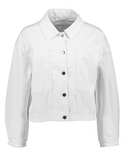 Witte korte jas Ziggy Jacket Lalotti