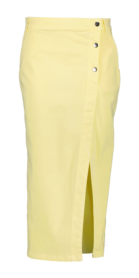 Gele jeansrok Sillia Lalotti 