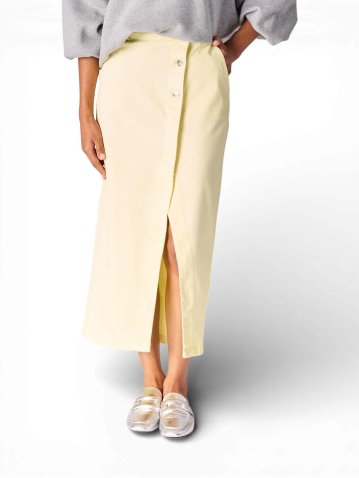 Gele jeansrok Sillia Lalotti 