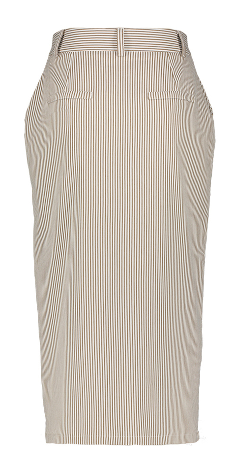 Beige gestreepte rok  Sis Skirt Lalotti 