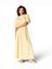Gele rok met split detail Romanie Lalotti 