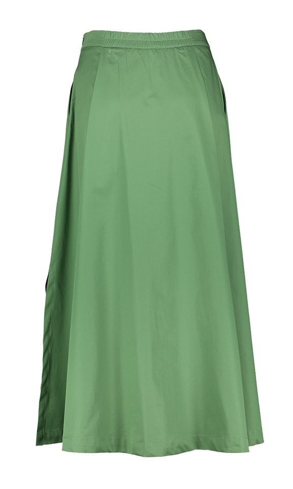 Groene rok met split detail Romanie Lalotti 