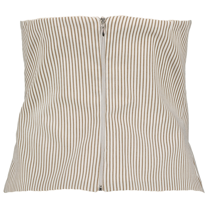 Beige bustier top met strepen Bibette Top Lalotti 