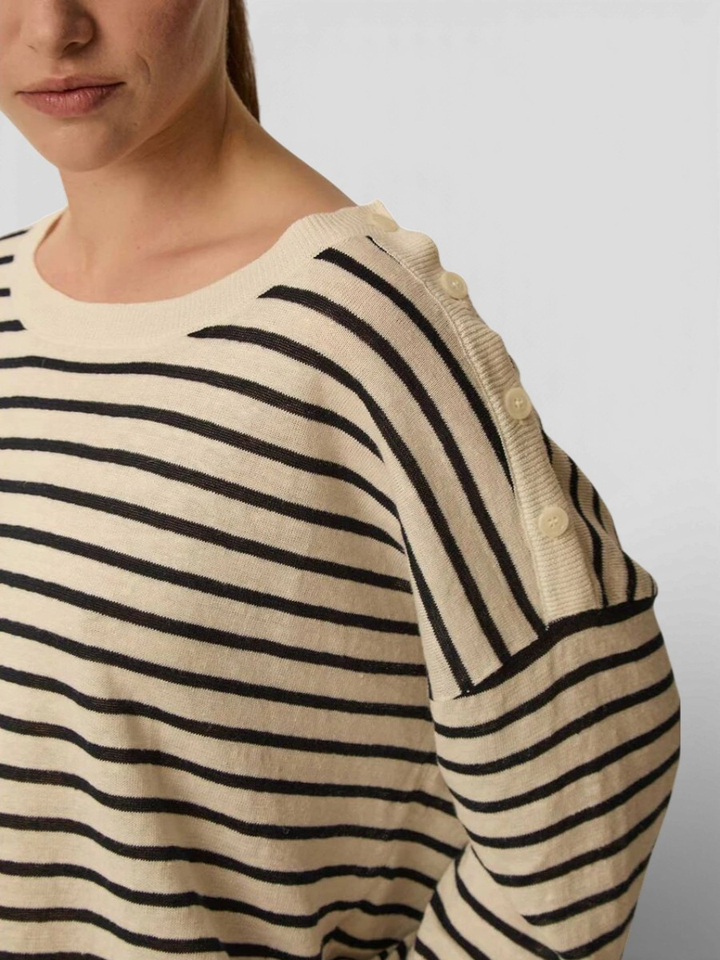 Gestreepte sweater Brady Des Petits Hautes 
