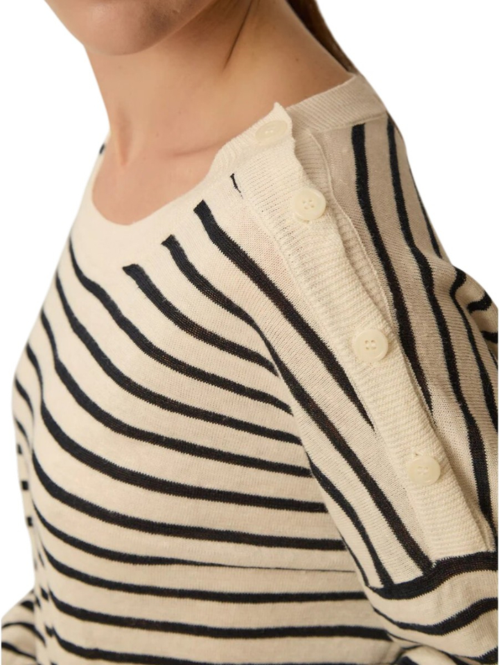 Gestreepte sweater Brady Des Petits Hautes 