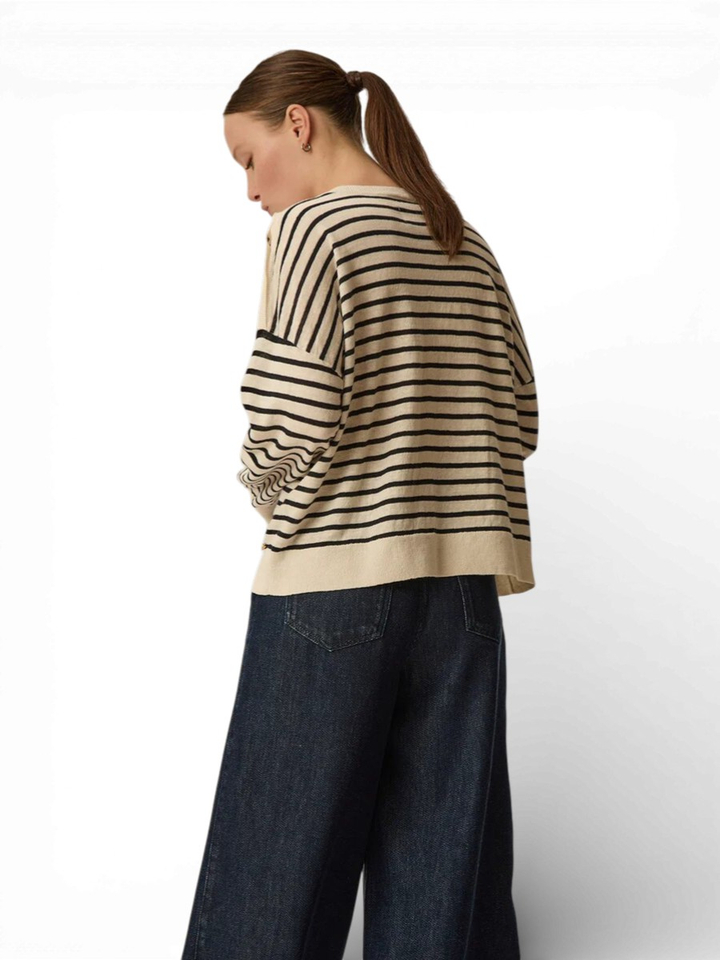 Gestreepte sweater Brady Des Petits Hautes 