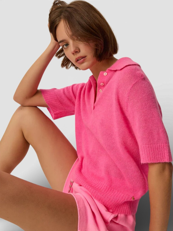 Fuchsia polo trui Cowboy Des Petits Hauts 