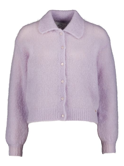 Lila gilet met knopen Alpolo Des Petits Hauts