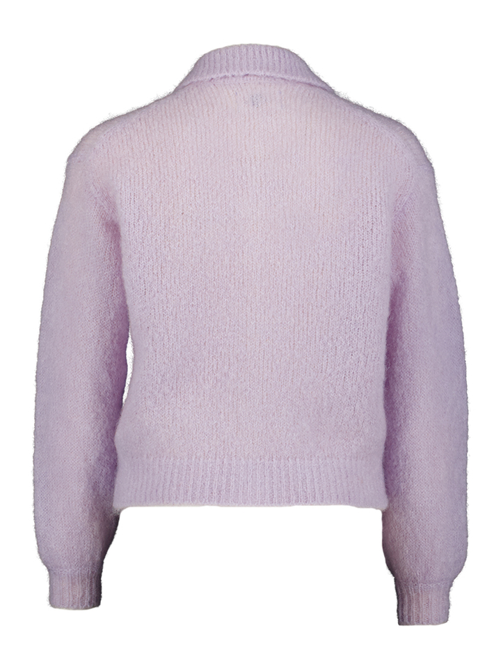 Lila gilet met knopen Alpolo Des Petits Hauts