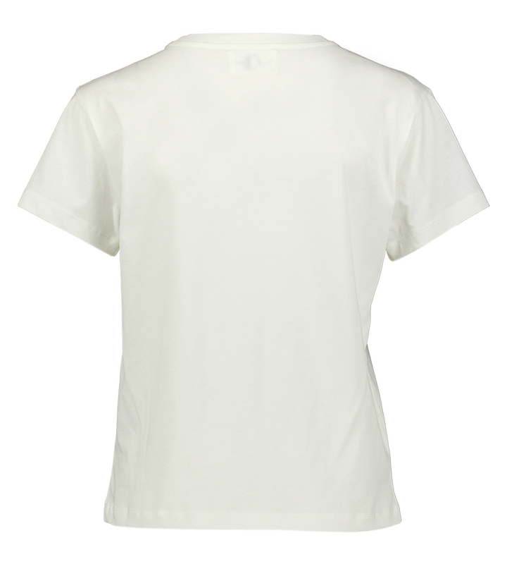 Witte t-shirt met krab hartje Des Petits Hauts 