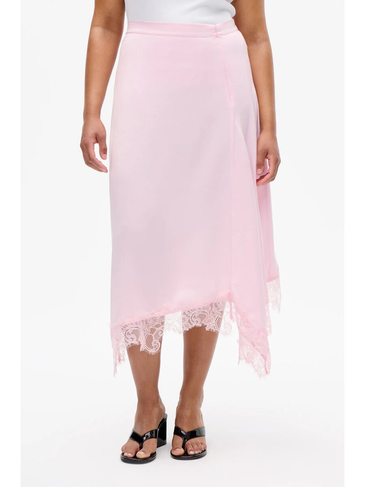 Roze rok met kantdetail Sophie Baum Und Pferdgarten