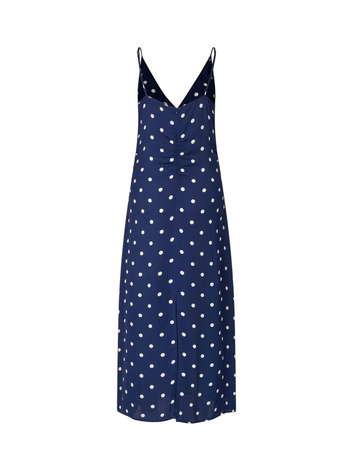 Blauwe maxi-jurk jurk met stippen  Atalia Baum Und Pferdgarten 