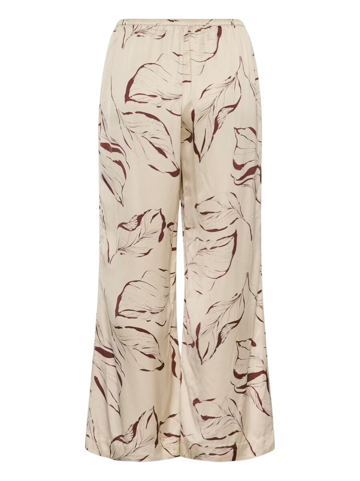 Beige broek met print Clero Pants Soaked