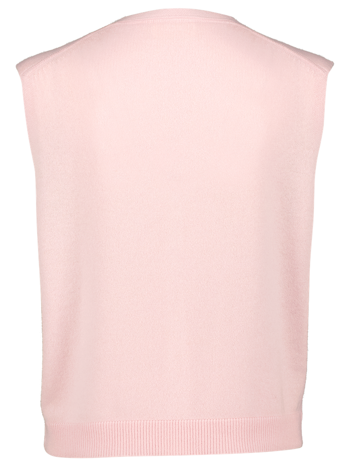 Roze gilet met knoopsluiting Andy Rae 