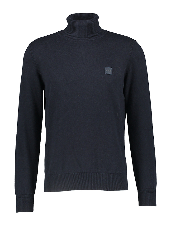 Donkerblauwe trui met rolkraag Aikiro Hugo Boss 