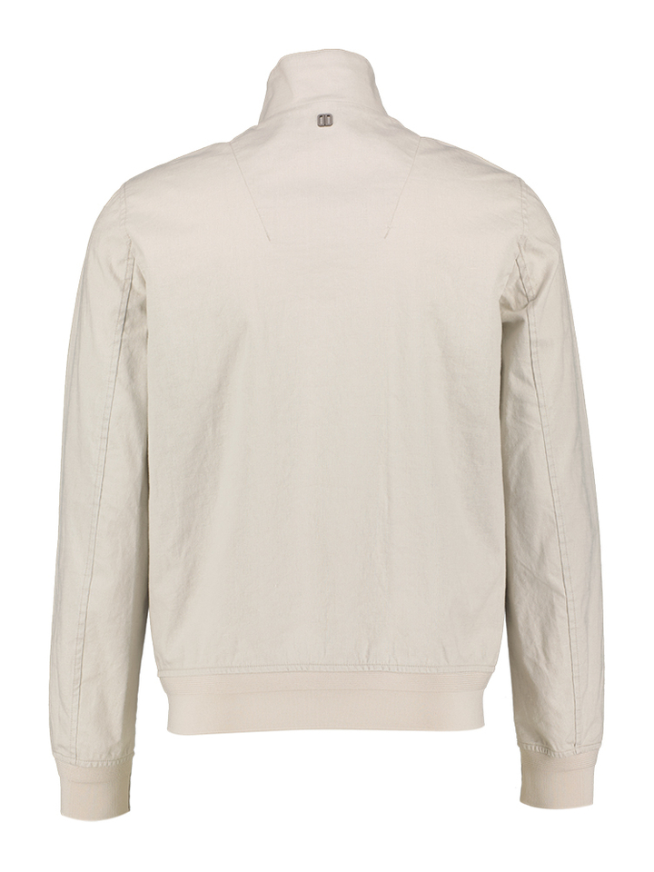 Beige linnen waterdichte jas Soil Duno