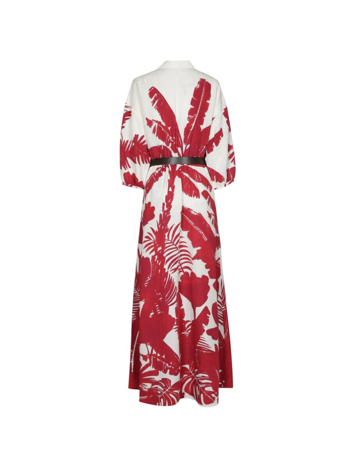 Maxi-jurk met split in bloemenprint Caroline Biss 