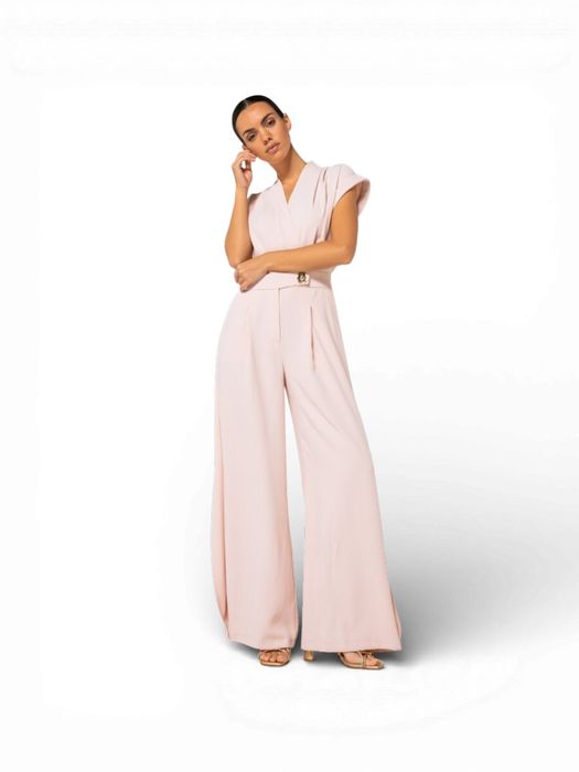 Lichtroze geklede jumpsuit Caroline Biss