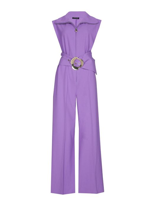 Lila jumpsuit met riem Caroline Biss