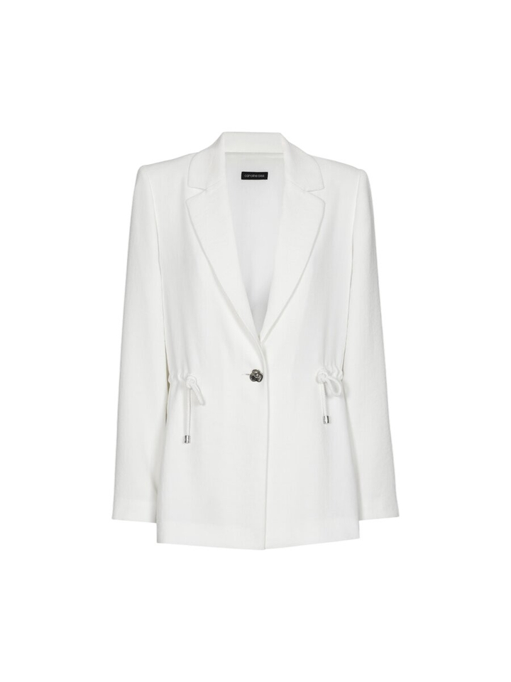 Witte geklede blazer Caroline Biss