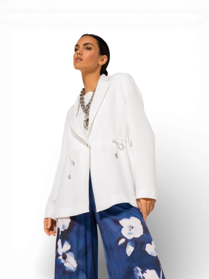 Witte geklede blazer Caroline Biss