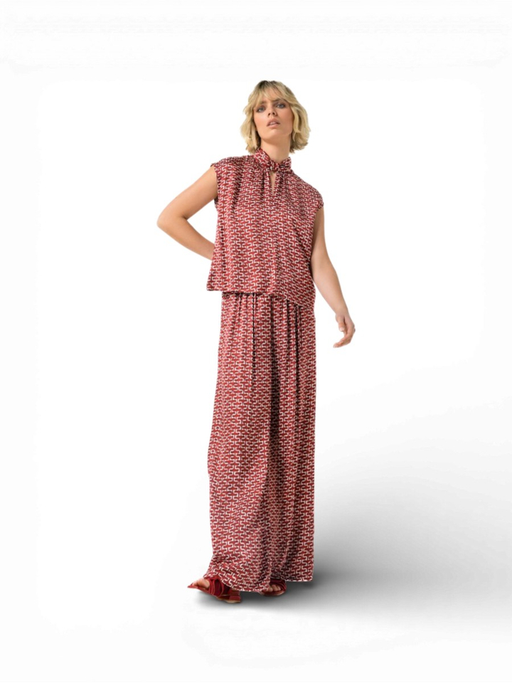 Broek met print Caroline Biss