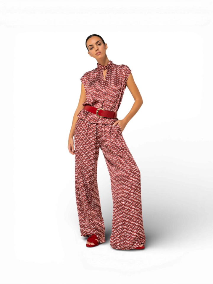 Broek met print Caroline Biss