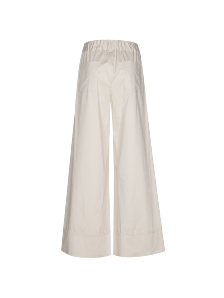 Beige wijde broek Caroline Biss