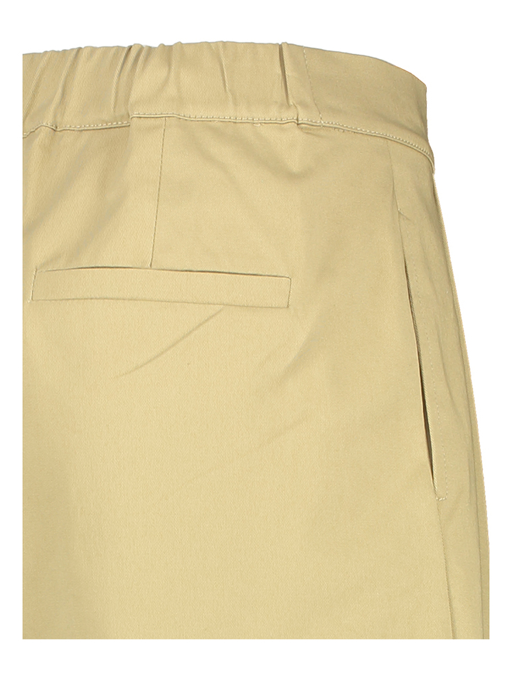 Groenachtige broek met bandplooien Caroline Biss