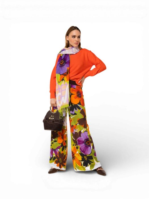 Multicolor broek in bloemenprint Caroline Biss