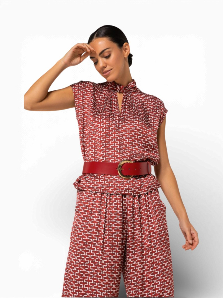 Blouse met print Caroline Biss 