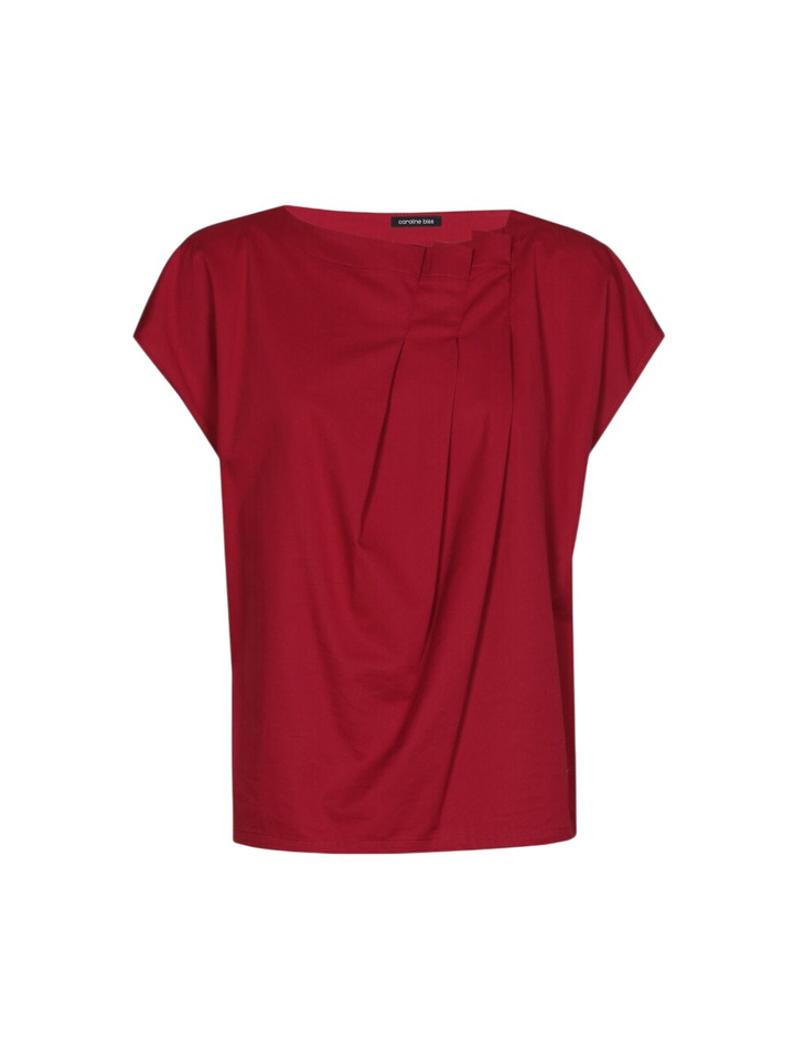 Rode geklede blouse Caroline Biss 