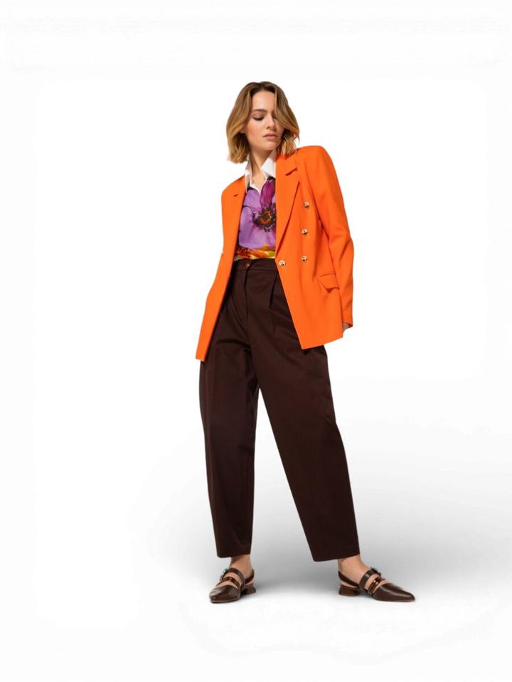 Witte bloes met bloemenprint Caroline Biss 