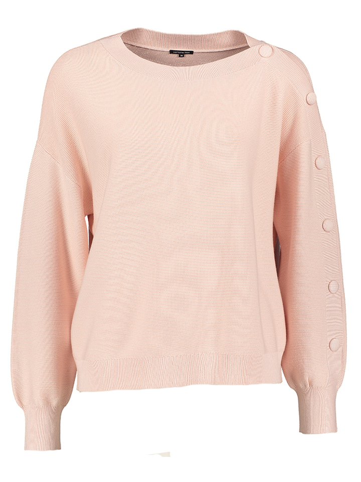 Roze trui met knoop detail Caroline Biss