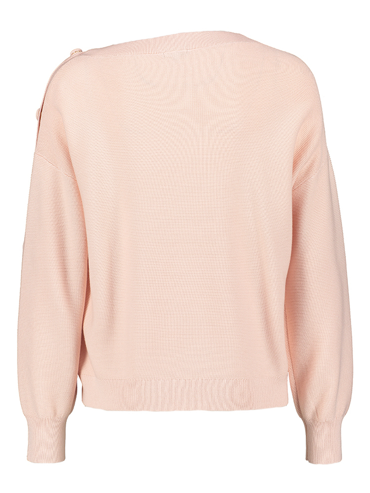 Roze trui met knoop detail Caroline Biss