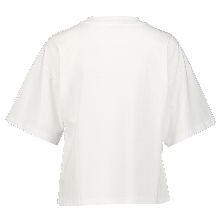 WIt katoenen t-shirt met bloemen Caroline Biss