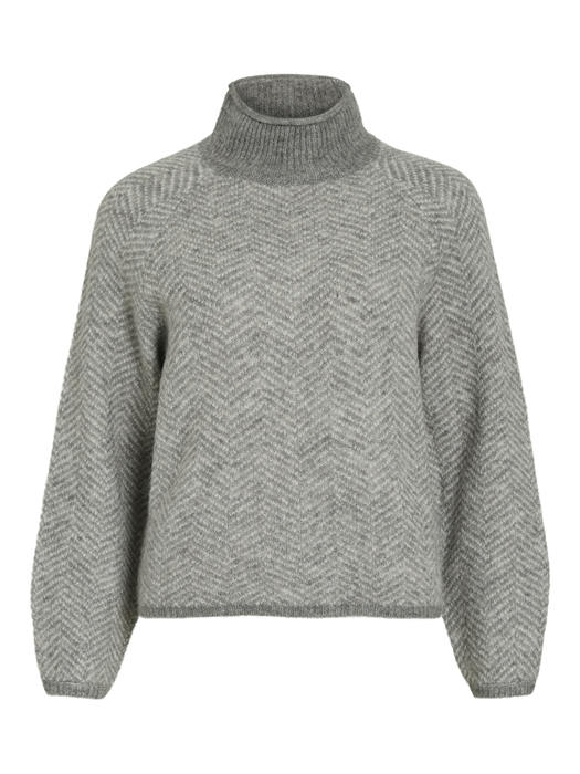 Medium grey/egg trui met details Vila