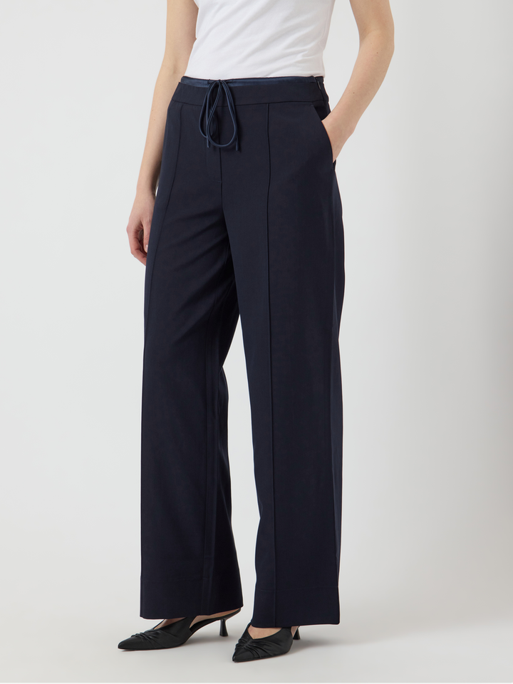 Navy lange broek YAS 