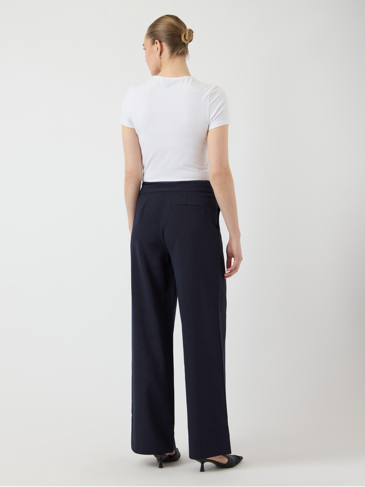 Navy lange broek YAS 