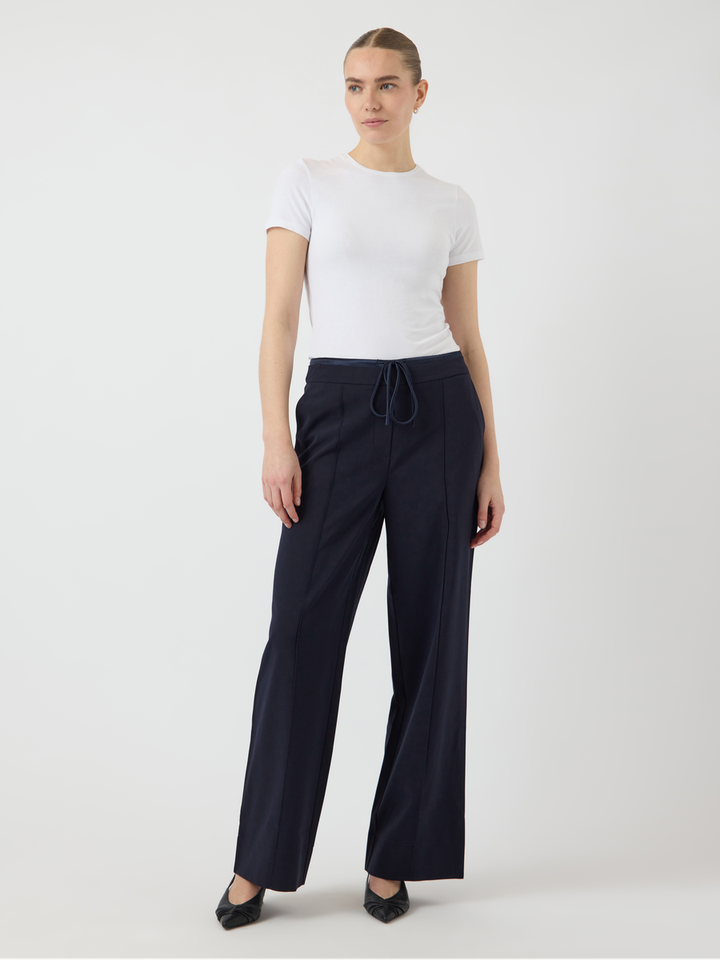 Navy lange broek YAS 