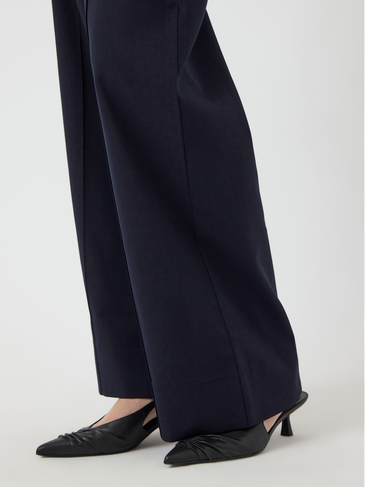 Navy lange broek YAS 