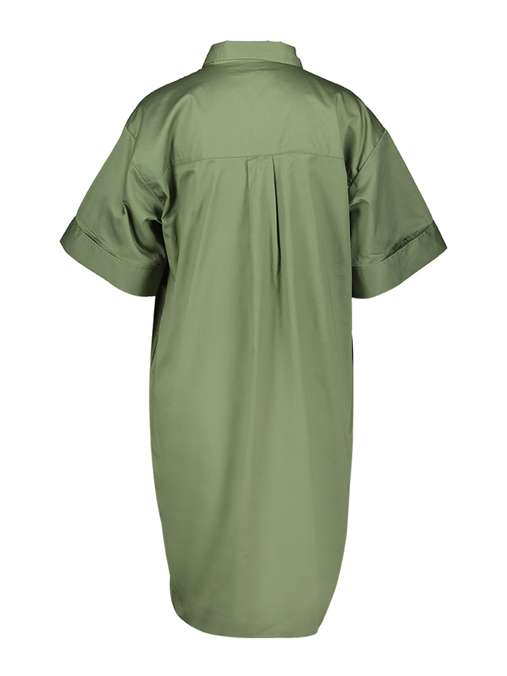 Groene jurk met structuur detail Daye Atmos 