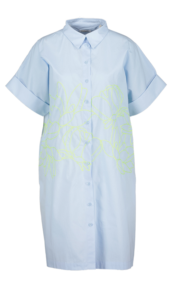 Lichtblauw hemdkleed Zale Atmos