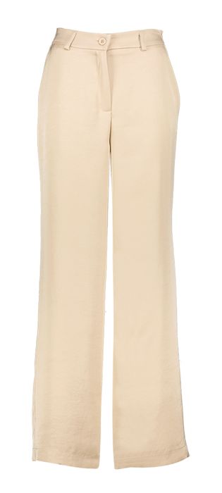 Beige glanzende broek Inda Atmos