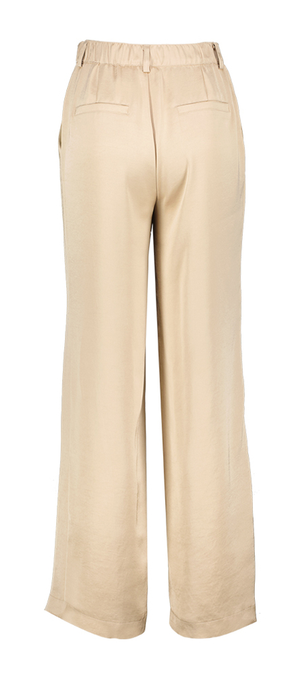Beige glanzende broek Inda Atmos
